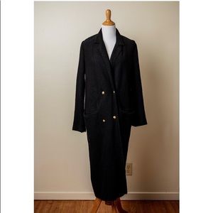 Double breasted long coat